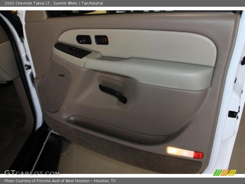 Summit White / Tan/Neutral 2003 Chevrolet Tahoe LT