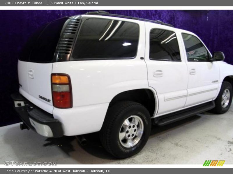 Summit White / Tan/Neutral 2003 Chevrolet Tahoe LT