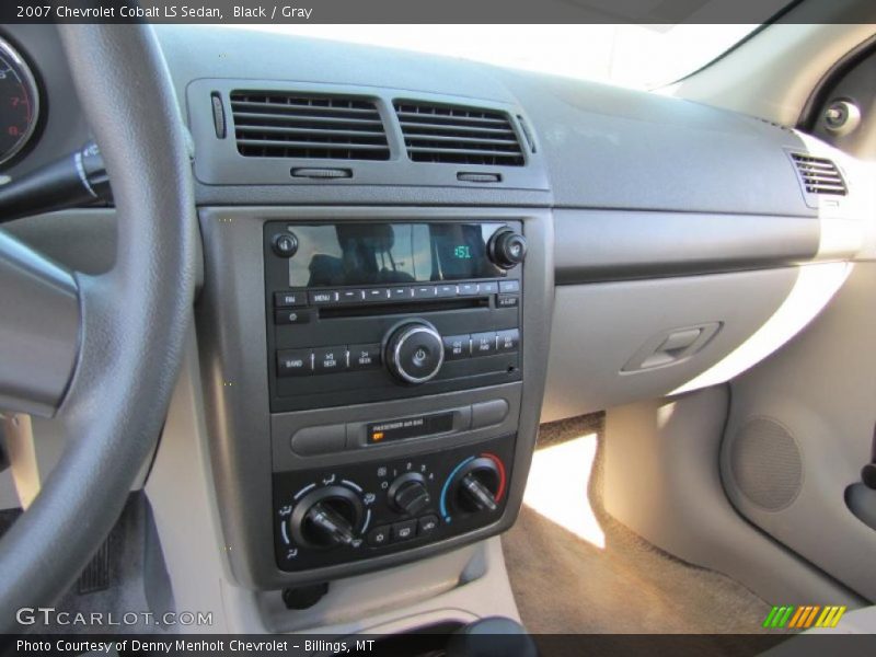 Black / Gray 2007 Chevrolet Cobalt LS Sedan