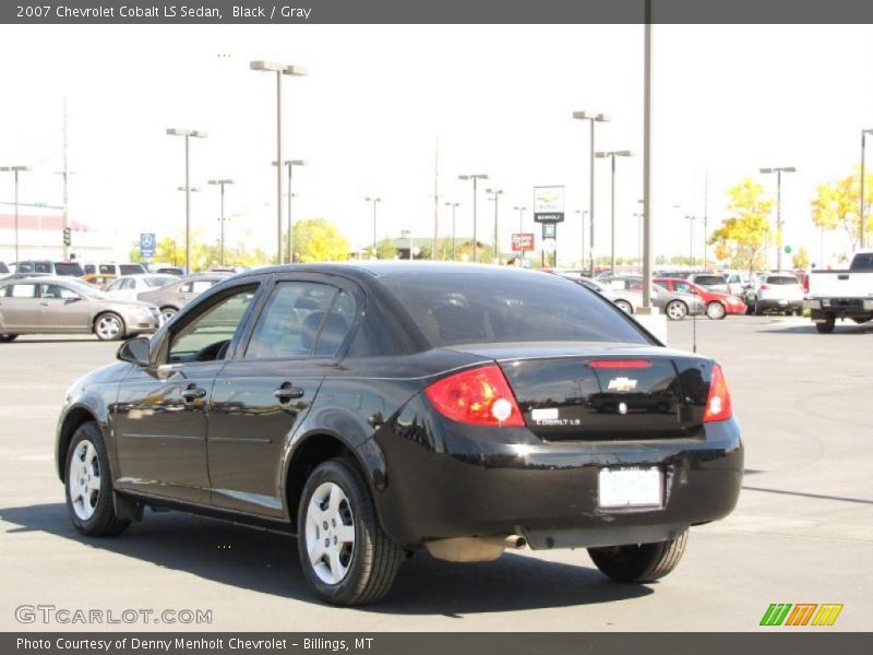 Black / Gray 2007 Chevrolet Cobalt LS Sedan