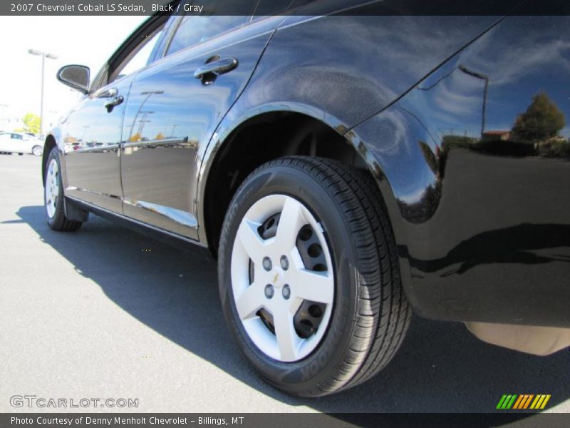Black / Gray 2007 Chevrolet Cobalt LS Sedan
