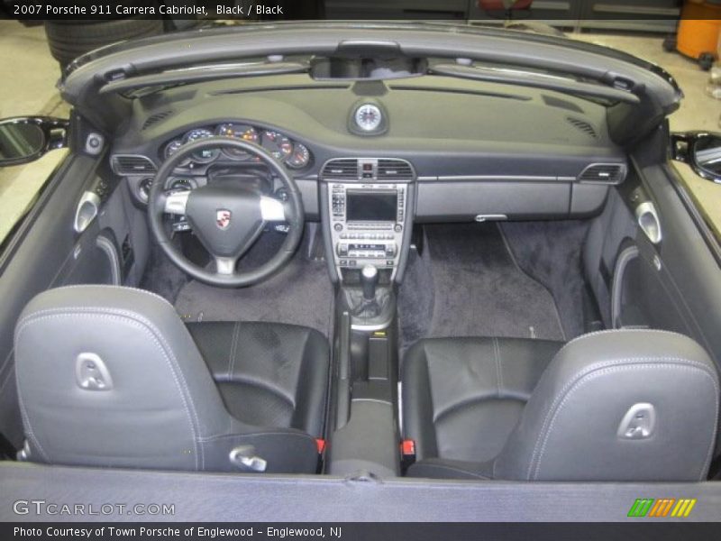 Black / Black 2007 Porsche 911 Carrera Cabriolet