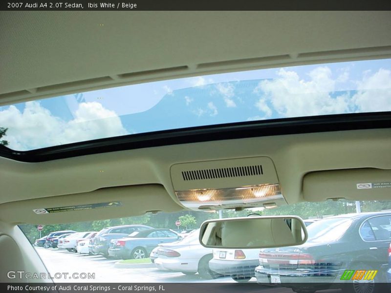 Ibis White / Beige 2007 Audi A4 2.0T Sedan