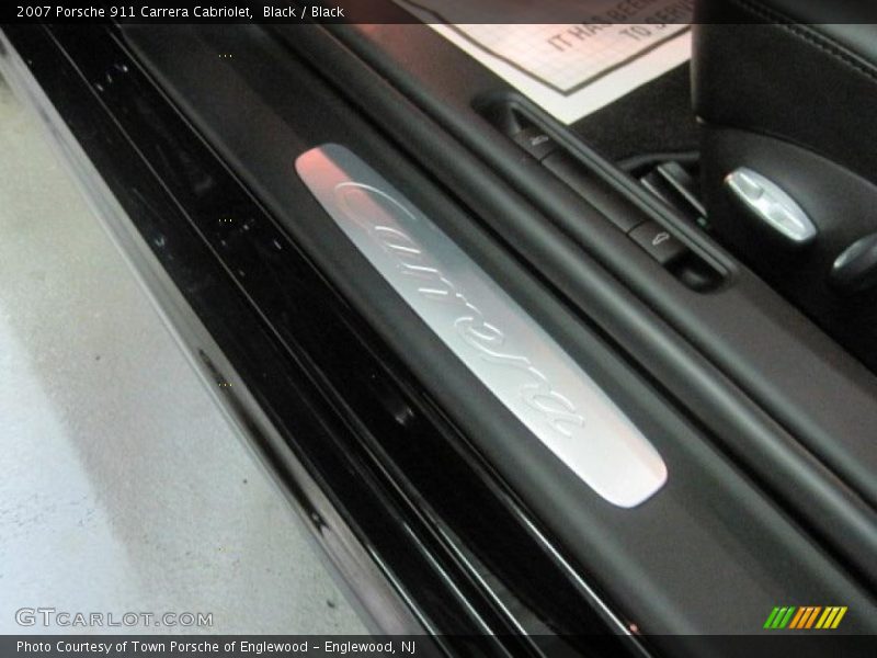 Black / Black 2007 Porsche 911 Carrera Cabriolet