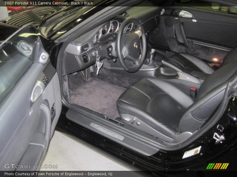 Black / Black 2007 Porsche 911 Carrera Cabriolet