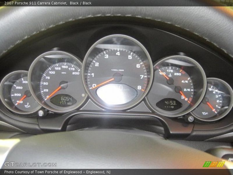 Black / Black 2007 Porsche 911 Carrera Cabriolet