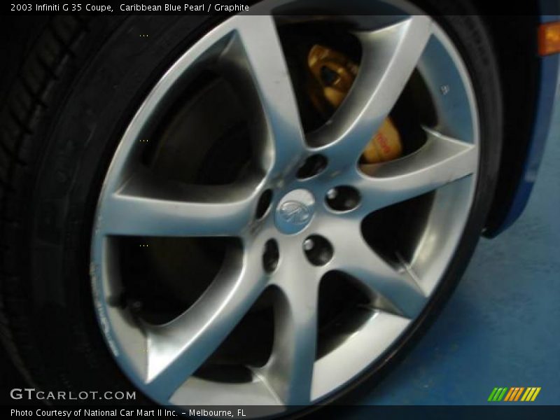 Caribbean Blue Pearl / Graphite 2003 Infiniti G 35 Coupe