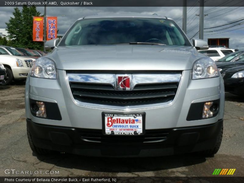 Quicksilver / Black 2009 Saturn Outlook XR AWD