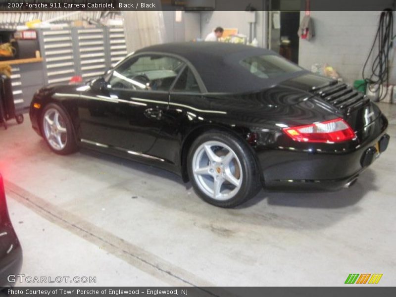 Black / Black 2007 Porsche 911 Carrera Cabriolet