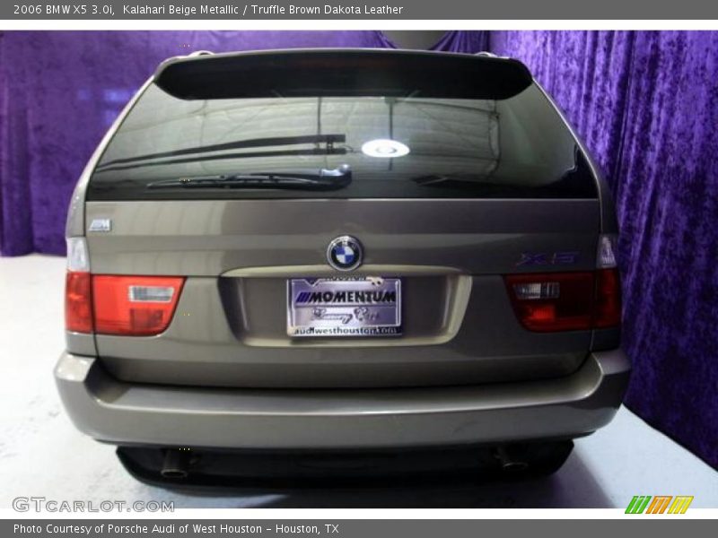 Kalahari Beige Metallic / Truffle Brown Dakota Leather 2006 BMW X5 3.0i