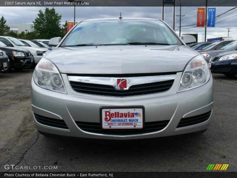 Silver Pearl Metallic / Gray 2007 Saturn Aura XE