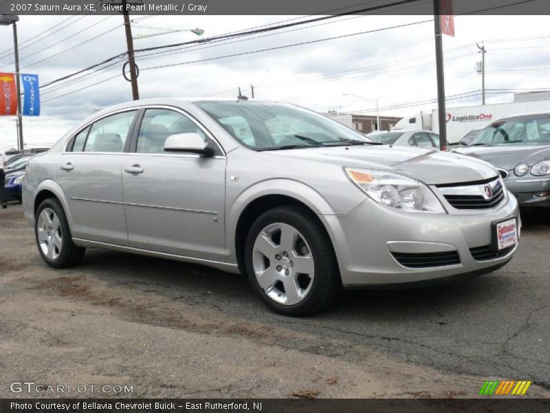 Silver Pearl Metallic / Gray 2007 Saturn Aura XE