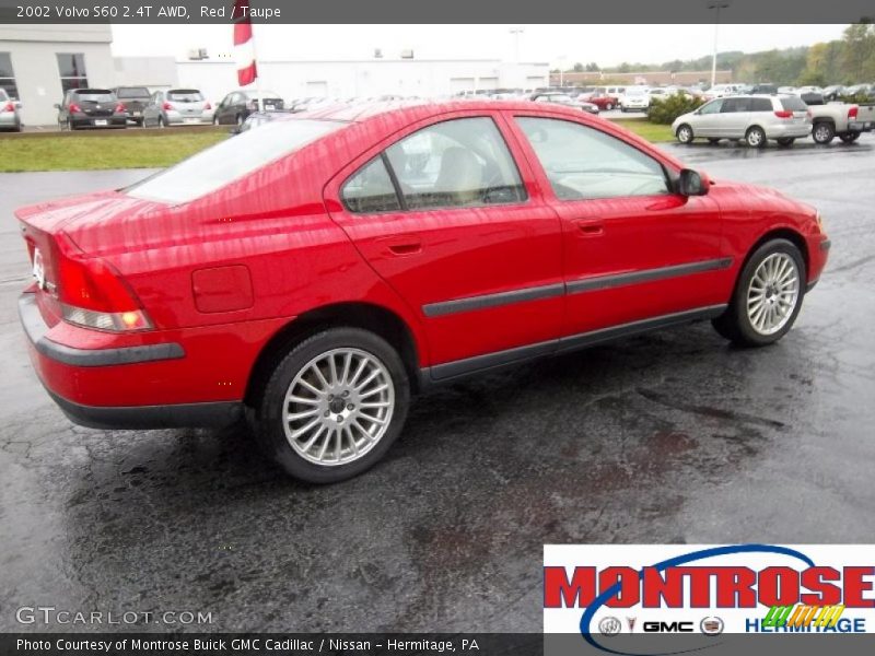 Red / Taupe 2002 Volvo S60 2.4T AWD