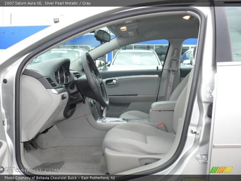 Silver Pearl Metallic / Gray 2007 Saturn Aura XE
