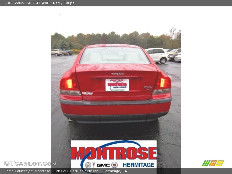 Red / Taupe 2002 Volvo S60 2.4T AWD