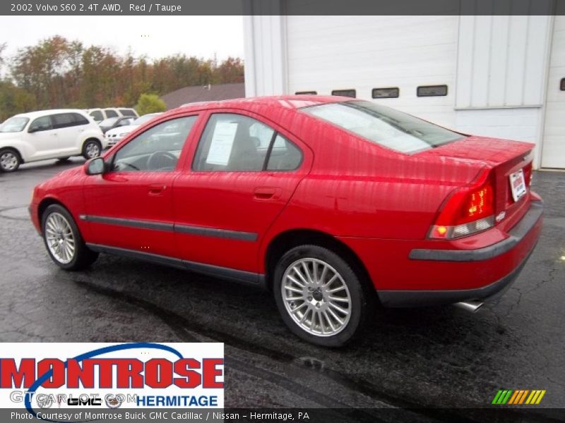 Red / Taupe 2002 Volvo S60 2.4T AWD