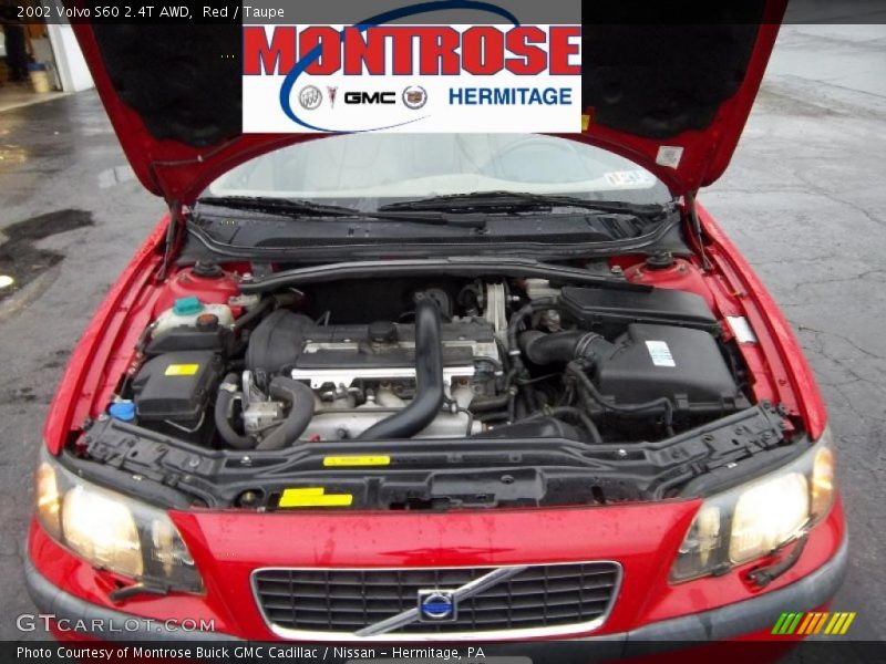 Red / Taupe 2002 Volvo S60 2.4T AWD