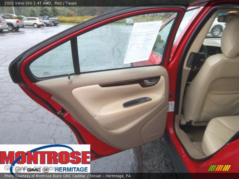 Red / Taupe 2002 Volvo S60 2.4T AWD