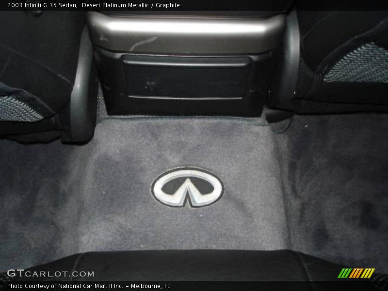 Desert Platinum Metallic / Graphite 2003 Infiniti G 35 Sedan