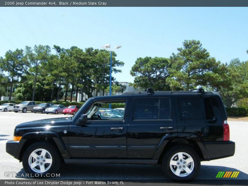 Black / Medium Slate Gray 2006 Jeep Commander 4x4