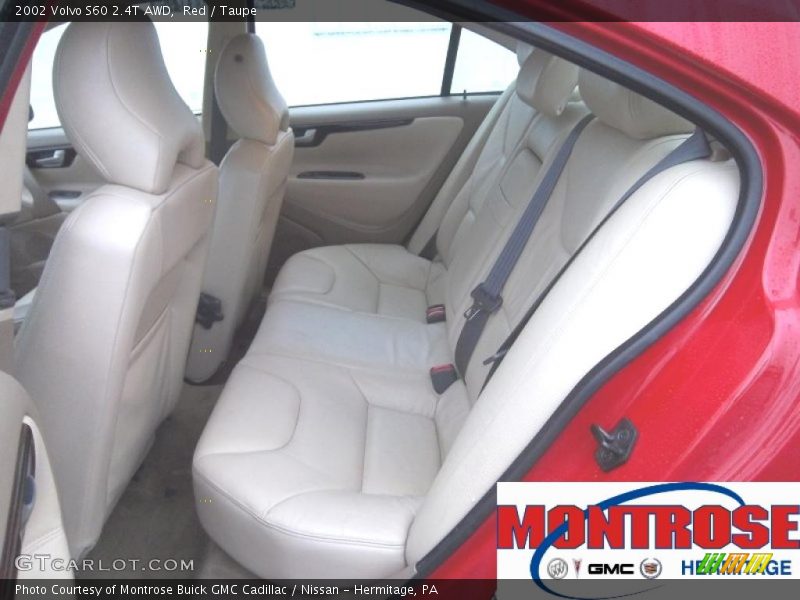 Red / Taupe 2002 Volvo S60 2.4T AWD