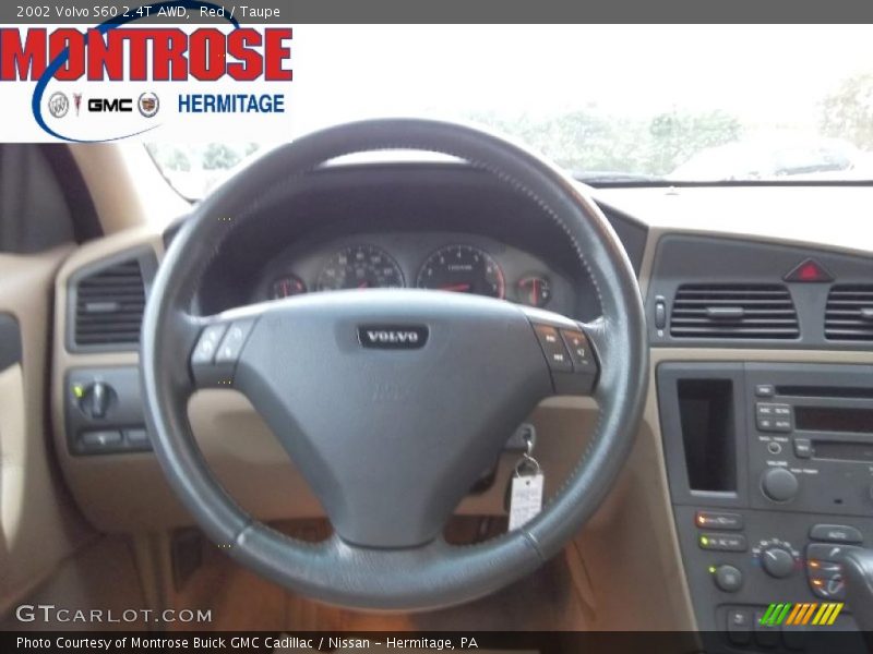 Red / Taupe 2002 Volvo S60 2.4T AWD