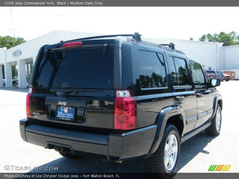 Black / Medium Slate Gray 2006 Jeep Commander 4x4