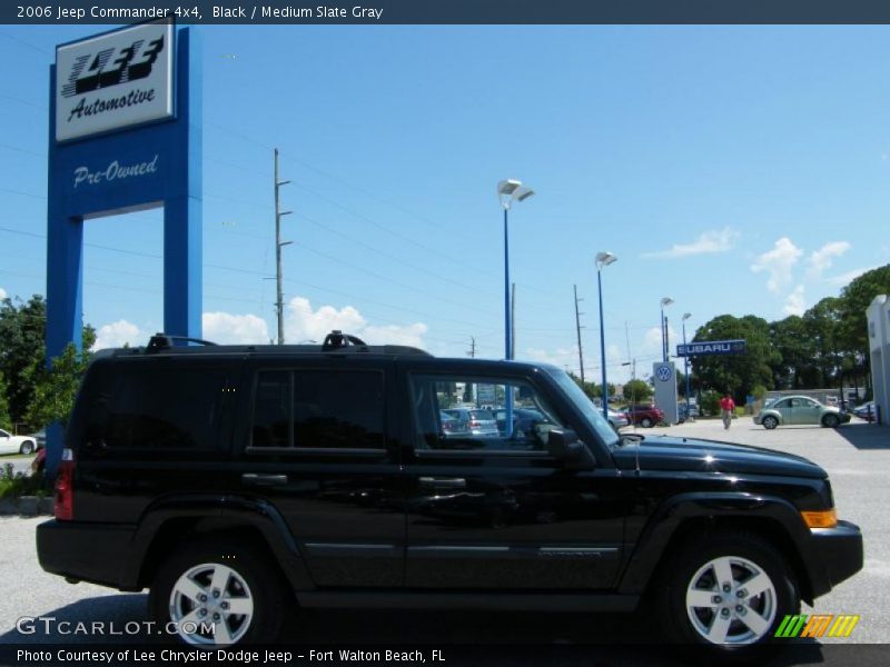 Black / Medium Slate Gray 2006 Jeep Commander 4x4