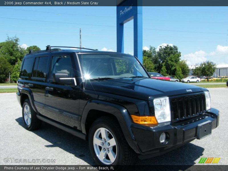 Black / Medium Slate Gray 2006 Jeep Commander 4x4