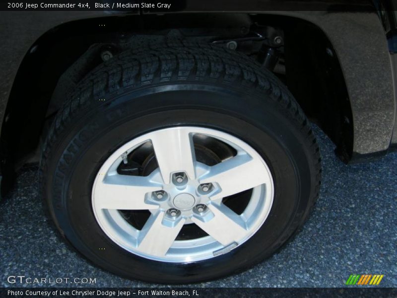 Black / Medium Slate Gray 2006 Jeep Commander 4x4