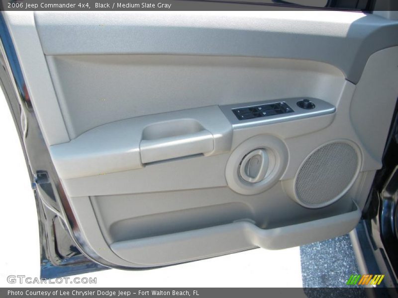 Black / Medium Slate Gray 2006 Jeep Commander 4x4