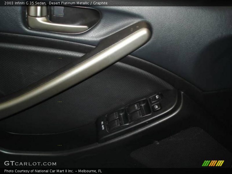 Desert Platinum Metallic / Graphite 2003 Infiniti G 35 Sedan