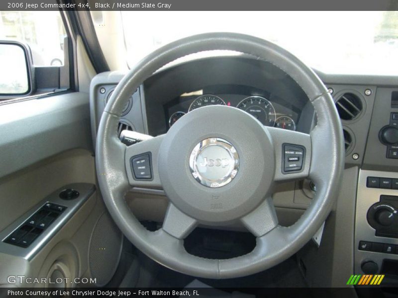 Black / Medium Slate Gray 2006 Jeep Commander 4x4