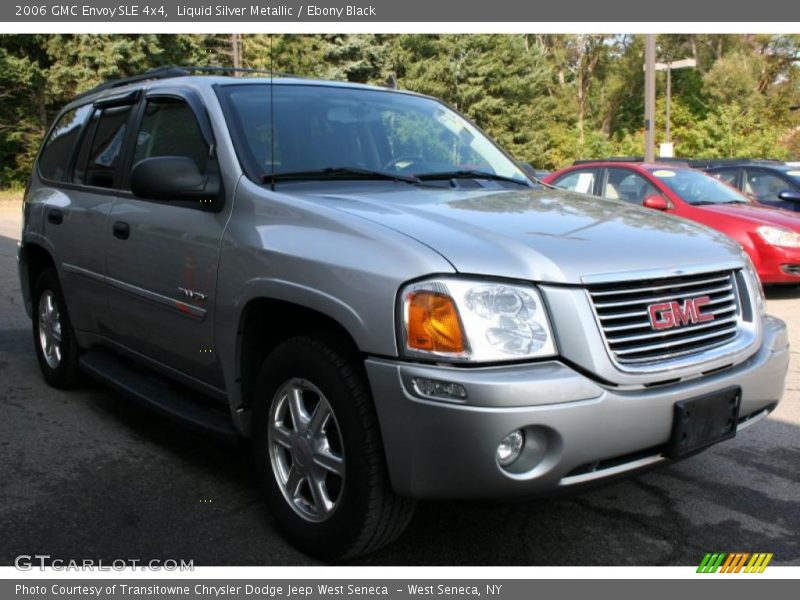Liquid Silver Metallic / Ebony Black 2006 GMC Envoy SLE 4x4