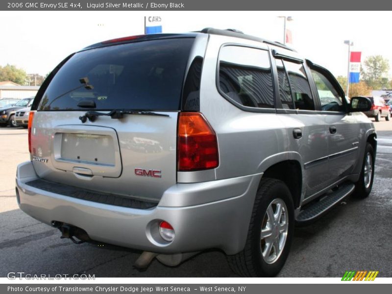 Liquid Silver Metallic / Ebony Black 2006 GMC Envoy SLE 4x4