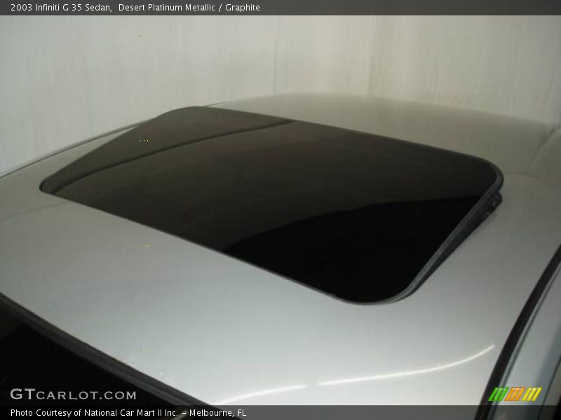 Desert Platinum Metallic / Graphite 2003 Infiniti G 35 Sedan