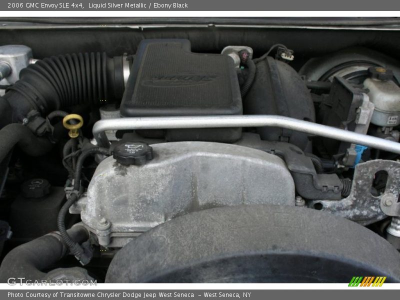 Liquid Silver Metallic / Ebony Black 2006 GMC Envoy SLE 4x4