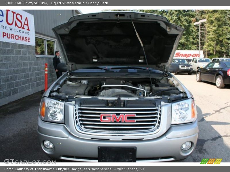 Liquid Silver Metallic / Ebony Black 2006 GMC Envoy SLE 4x4