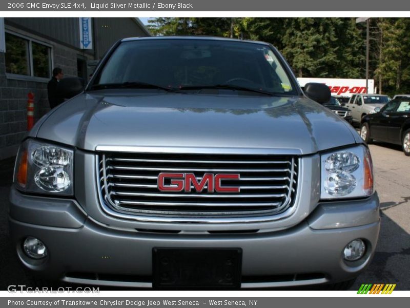 Liquid Silver Metallic / Ebony Black 2006 GMC Envoy SLE 4x4