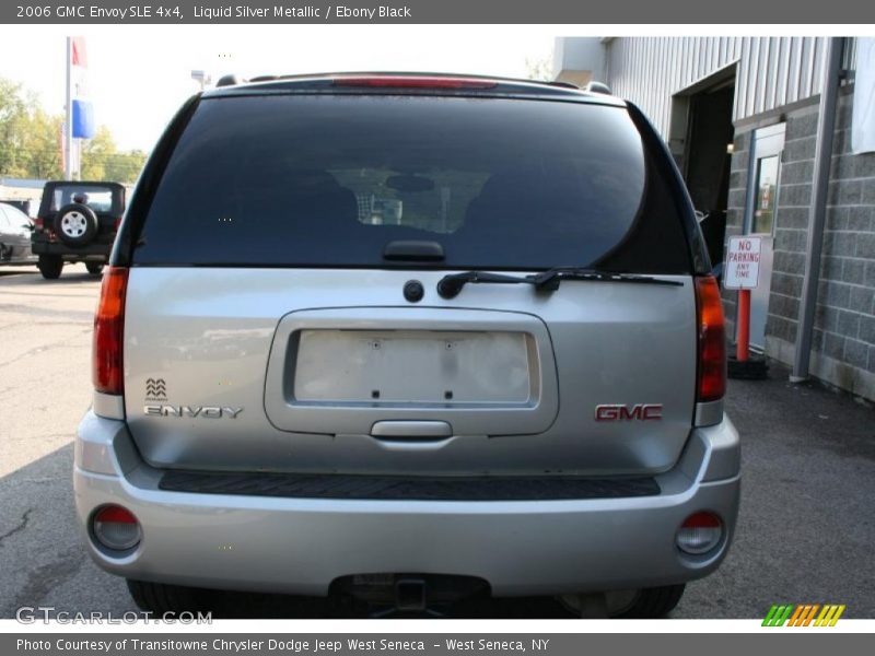 Liquid Silver Metallic / Ebony Black 2006 GMC Envoy SLE 4x4
