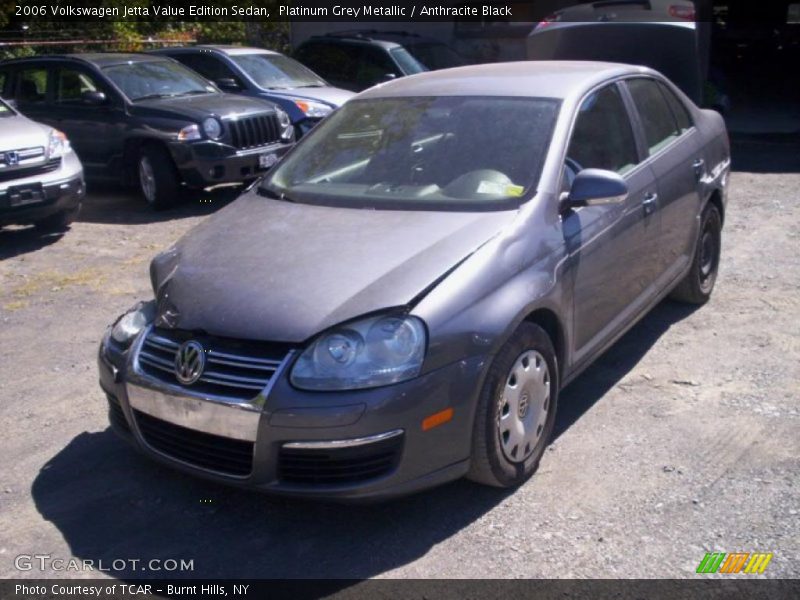Platinum Grey Metallic / Anthracite Black 2006 Volkswagen Jetta Value Edition Sedan