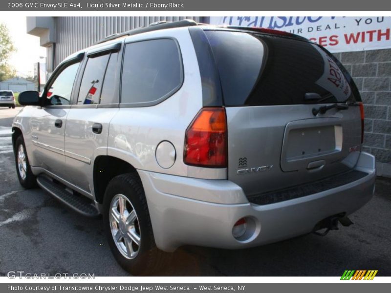 Liquid Silver Metallic / Ebony Black 2006 GMC Envoy SLE 4x4