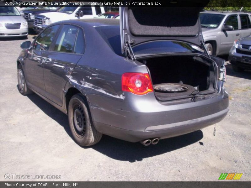 Platinum Grey Metallic / Anthracite Black 2006 Volkswagen Jetta Value Edition Sedan