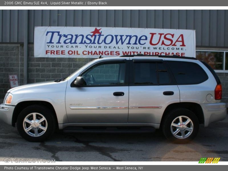 Liquid Silver Metallic / Ebony Black 2006 GMC Envoy SLE 4x4