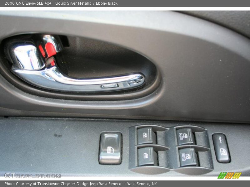 Liquid Silver Metallic / Ebony Black 2006 GMC Envoy SLE 4x4