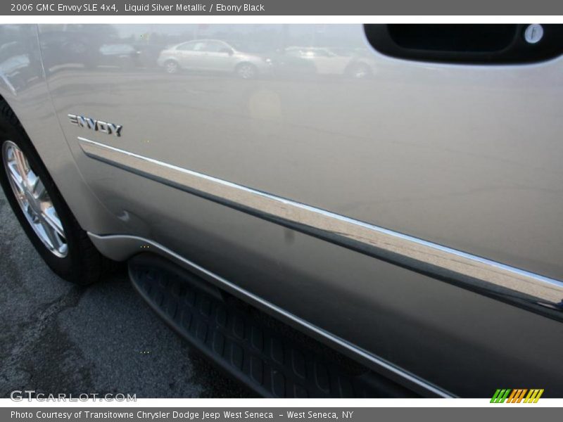 Liquid Silver Metallic / Ebony Black 2006 GMC Envoy SLE 4x4