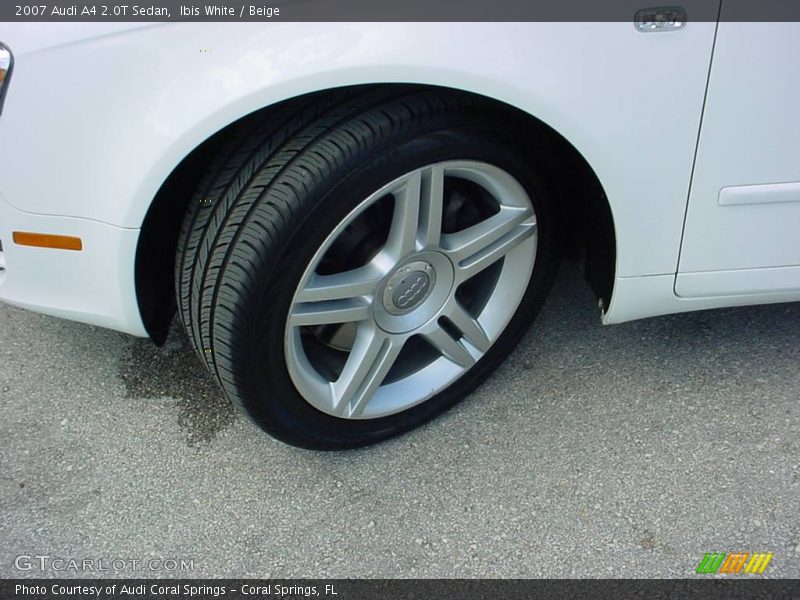 Ibis White / Beige 2007 Audi A4 2.0T Sedan