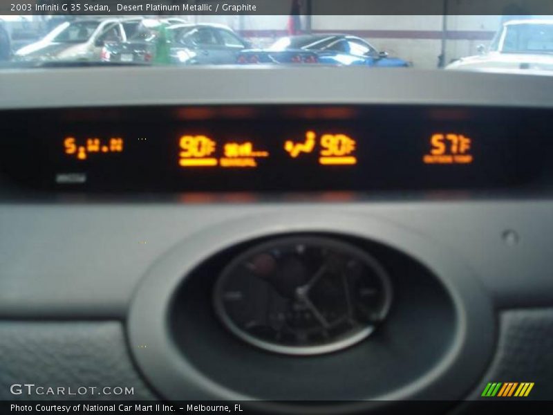 Desert Platinum Metallic / Graphite 2003 Infiniti G 35 Sedan