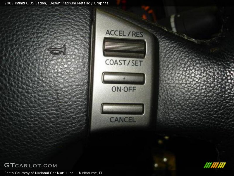 Desert Platinum Metallic / Graphite 2003 Infiniti G 35 Sedan