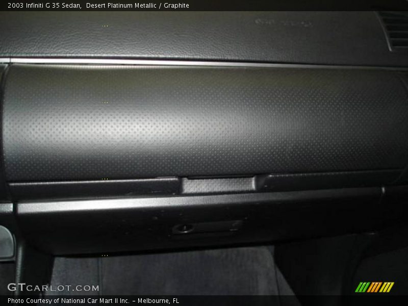 Desert Platinum Metallic / Graphite 2003 Infiniti G 35 Sedan